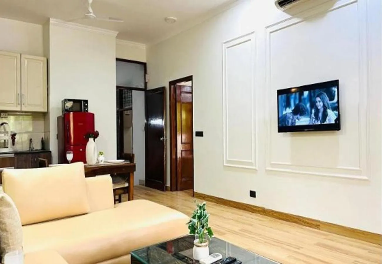 Bluo Awesome 1Bhk Dlf Galleria Market ,Gym Tt 公寓 古尔冈
